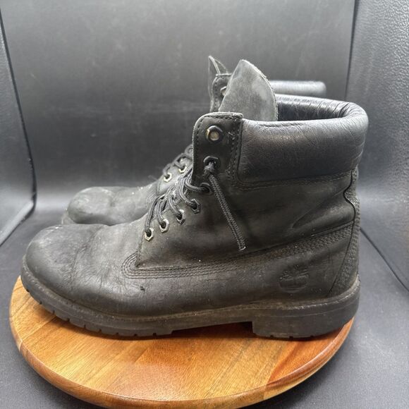 Timberland Premium Black Mens Size 10 Work Boots 6” Waterproof 10073 main image 4